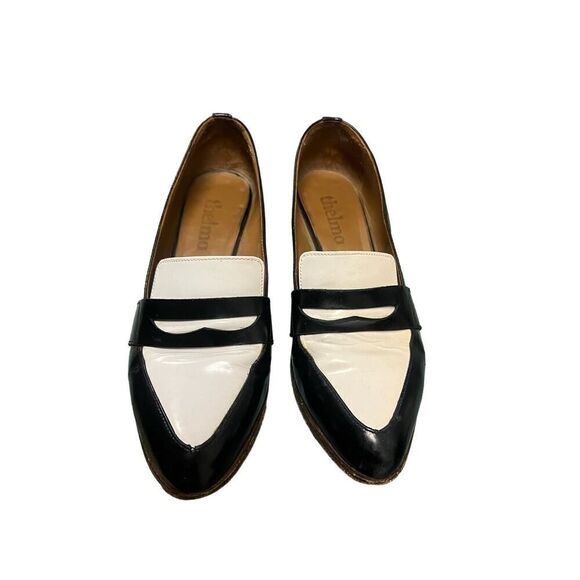 THE PENNY LOAFER • BLACK SPECTATOR SHOES SIZE 37, US 6.5 MSRP:$388 - Picture 6 of 10